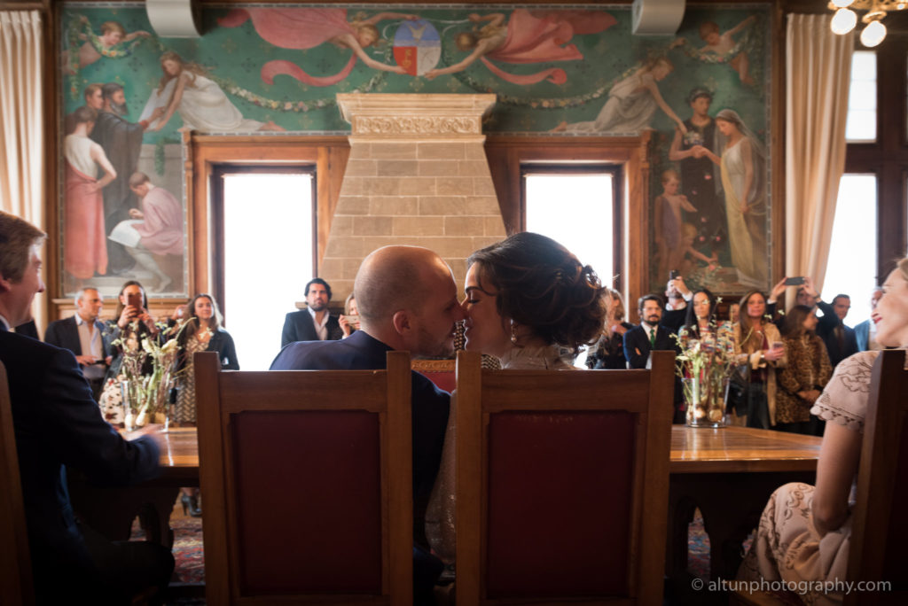 Aufnahmen einer Hochzeit in Genf