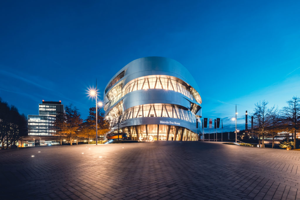 @0711bilder chose the Mercedes-Benz Museum as one of the best places for photography in Stuttgart.